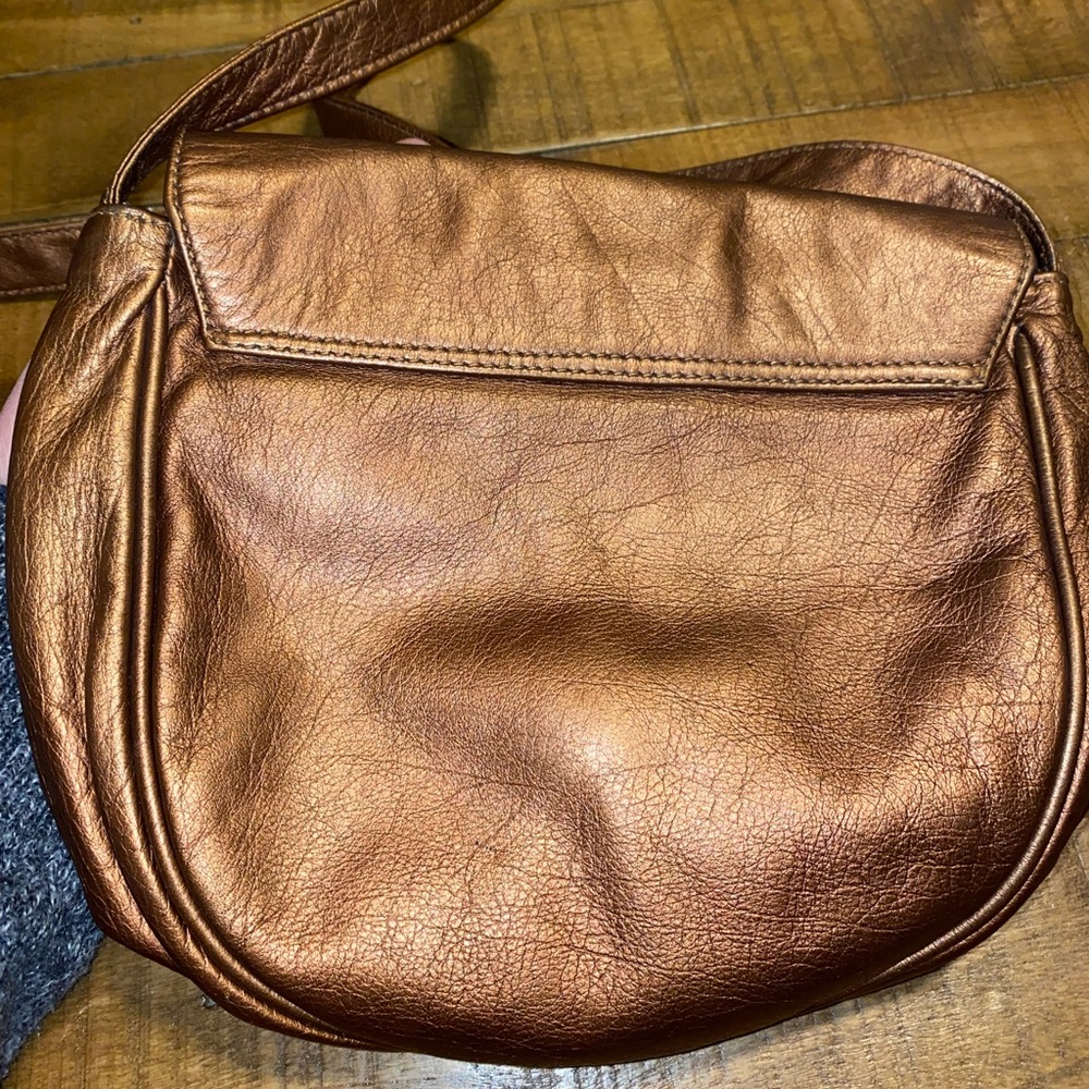 Vintage Italian Copper Leather Purse - Picture 13 of 13